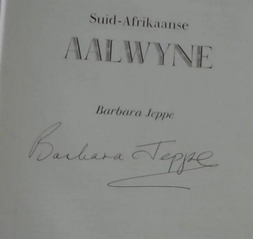 Suid-Afrikaanse Aalwyne