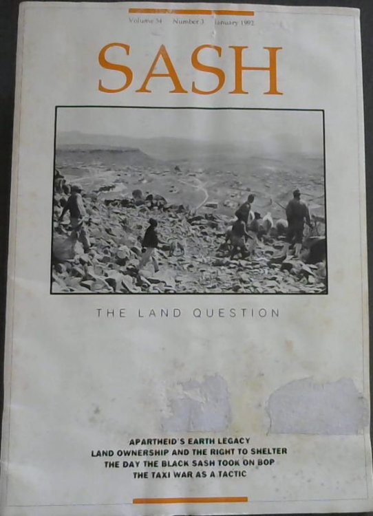 Sash Volume 34 Number 3 January 1992