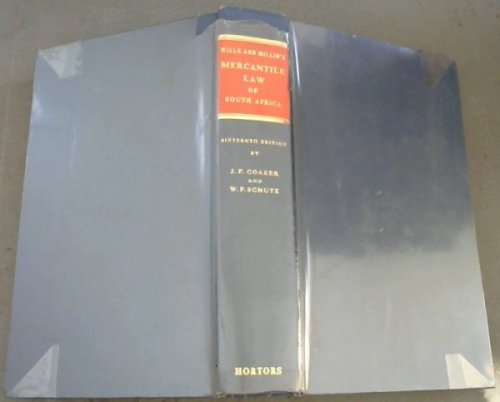 Wille and Millin's Mercantile Law of South Africa