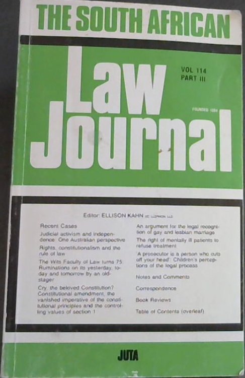 The South African Law Journal