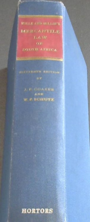 Wille and Millin's Mercantile Law of South Africa