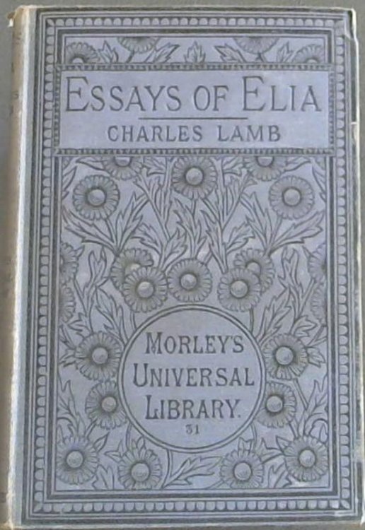 Image for Essays of Elia Essays of Elia