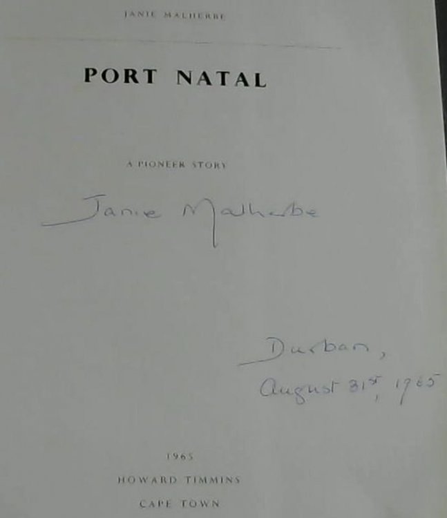 Port Natal : A Pioneer Story