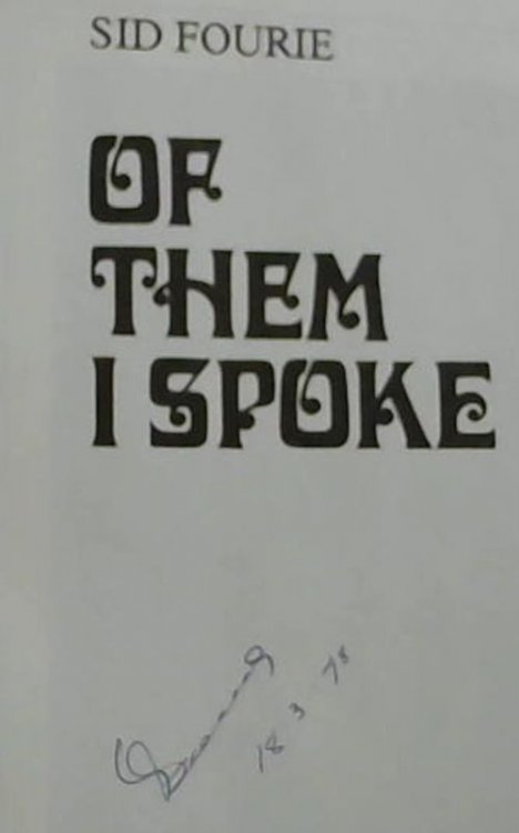 Of Them I Spoke