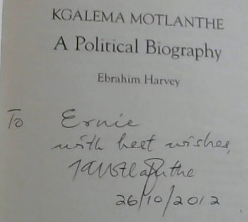 Kgalema Motlanthe: A Political Biography