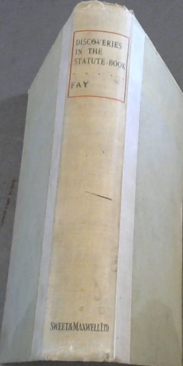 Discoveries In The Statute-Book