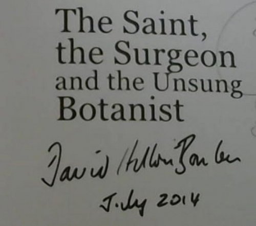The Saint, The Surgeon and the Unsung Botanist