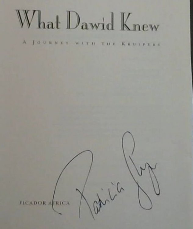 What Dawid Knew (A Journey with the Kruipers)