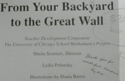 From Your Backyard to the Great Wall (Using mathematics)