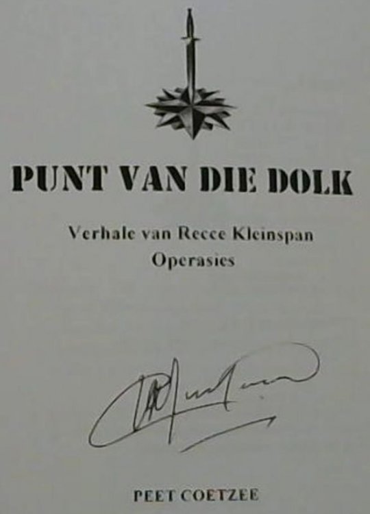 Punt Van Die Dolk; Verhale Van Recce Kleinspan-Operasies