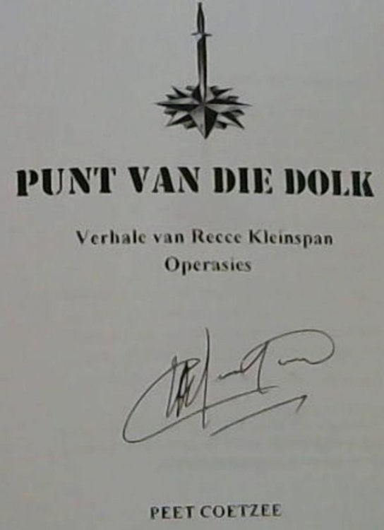 Punt Van Die Dolk; Verhale Van Recce Kleinspan-Operasies