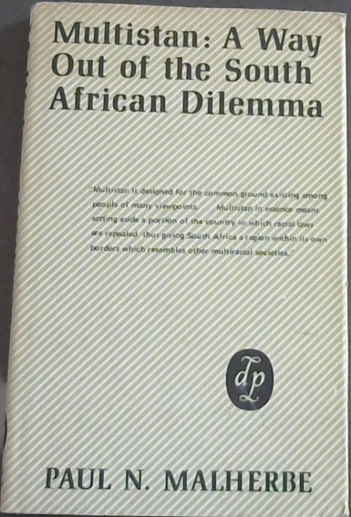 Multistan: A way out of the South African dilemma
