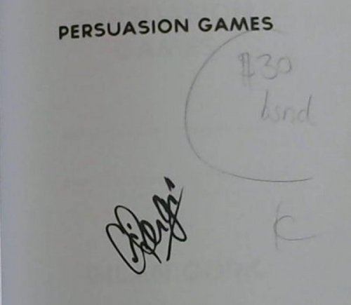Persuasion Games