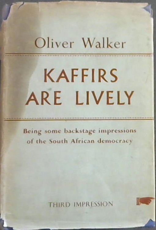 Image for Kaffirs are Lively Kaffirs are Lively