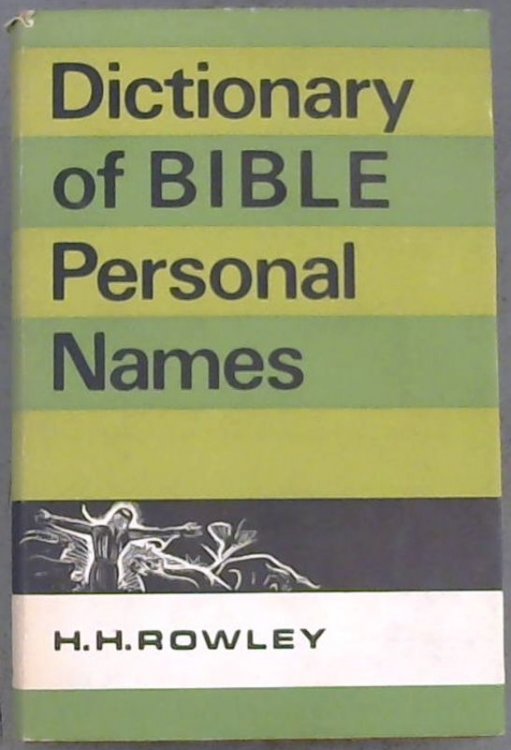 Image for Dictionary of Bible personal names Dictionary of Bible personal names