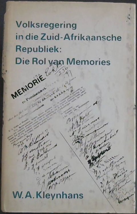 Volksregering in die Zuid - Afrikaansche Republiek : Die Rol van Memories