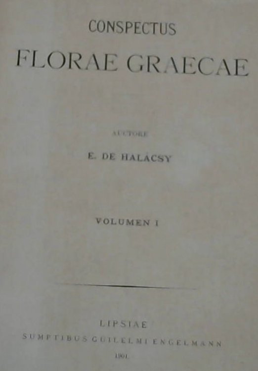 Conspectus Florae Graecae