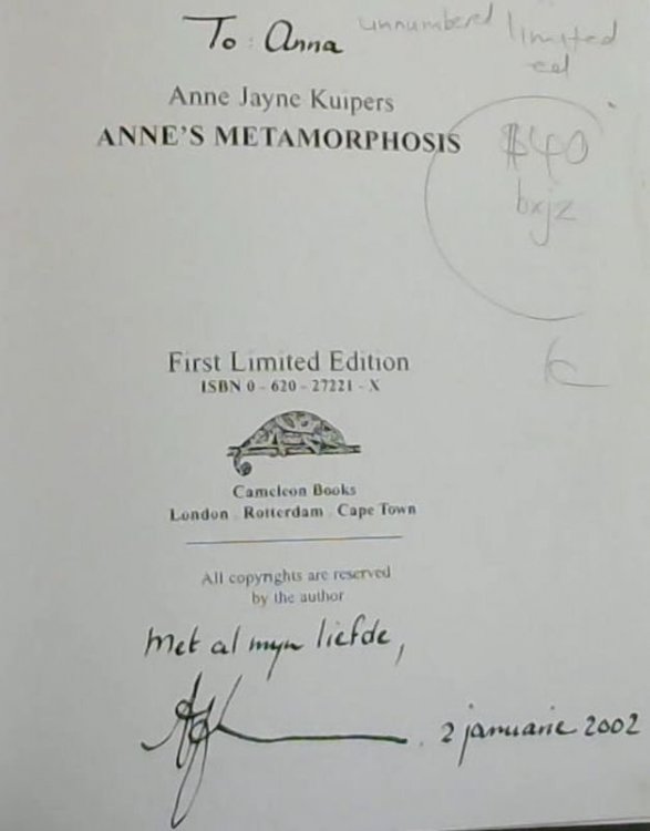 Anne's Metamorphosis