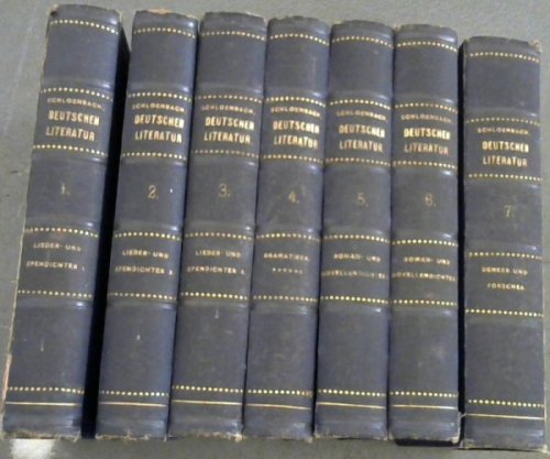 Image for Handbuch der Deutschen Literatur der Neuzeit - 7 Volume Set Handbuch der Deutschen Literatur der Neuzeit - 7 Volume Set