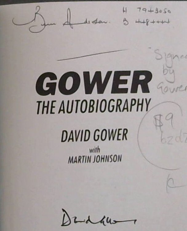 Gower: The Autobiography