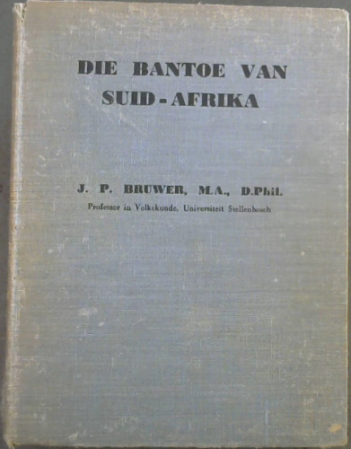 Die Bantoe van Suid-Afrika