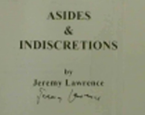 Asides & Indiscretions