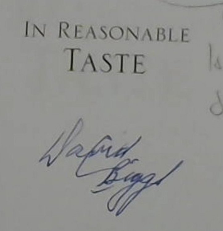 In Reasonable Taste