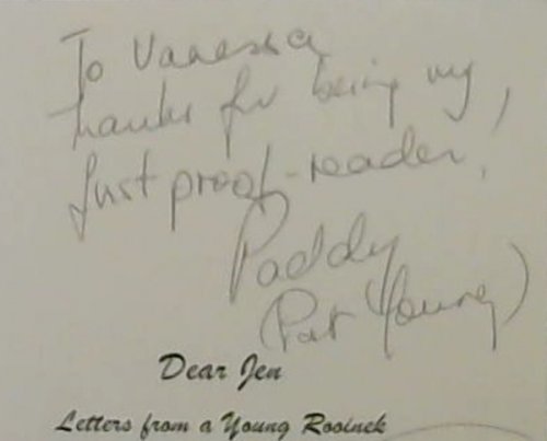 Dear Jen: Letters from a Young Rooinek