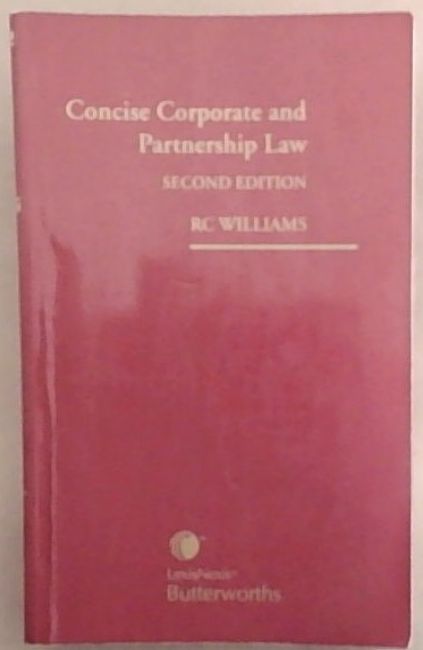 Concise corporate and partnership Law
