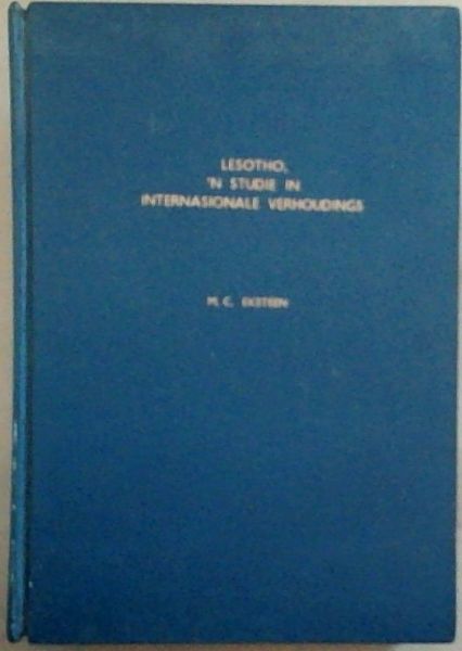 Image for Lesotho: n Studie in Internasionale Verhoudings Lesotho: n Studie in Internasionale Verhoudings