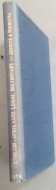 English - Afrikaans Legal Dictionary