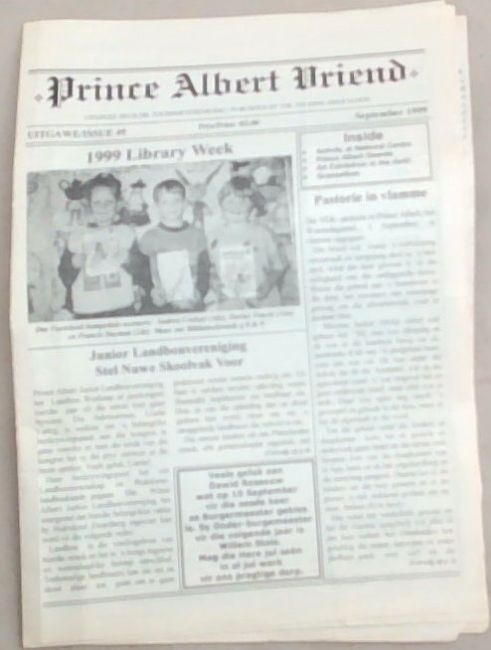 Prince Albert Vriend Uitgawe/Issue 49 September 1999