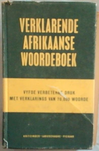 Verklarende Afrikaanse Woordeboek