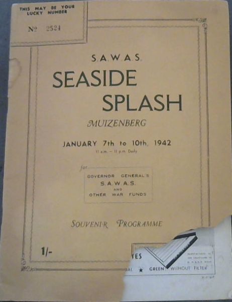 S.A.W.A.S. Seaside Splash Muizenberg, Souvenir Programme