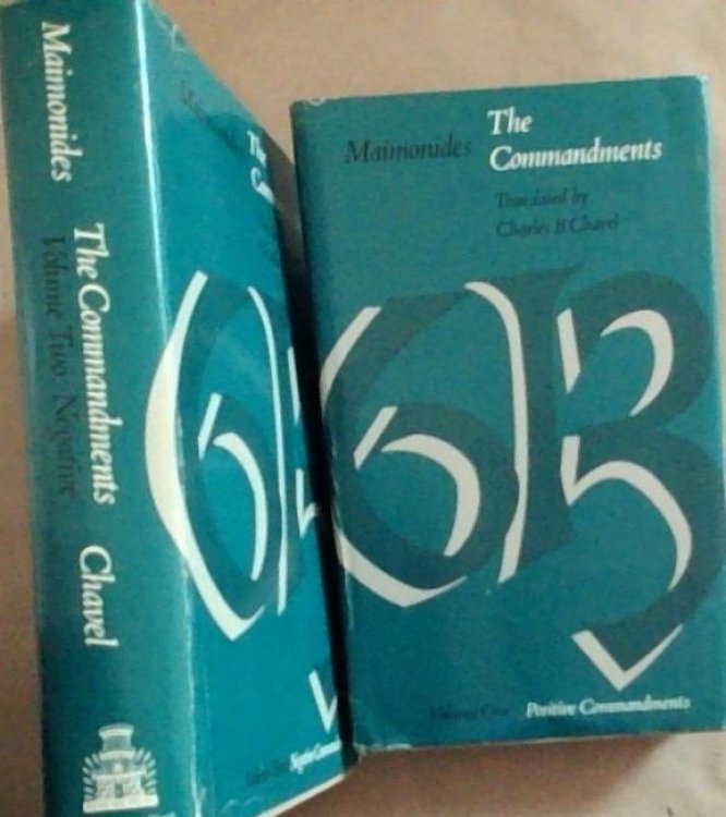 The Commandments : Sefer Ha-Mitzvoth of Maimonides in 2 Volumes