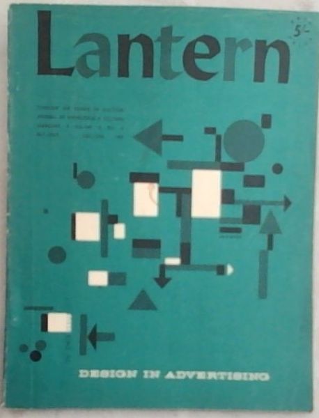 Lantern: Design In Advertising Vol VIII; No. 2; Dec/Des 1958