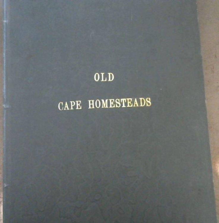 Old Cape Homesteads and their Founders