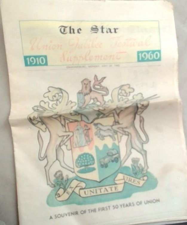 The Star Union Jubilee Festival Supplement Monday May 30 1960