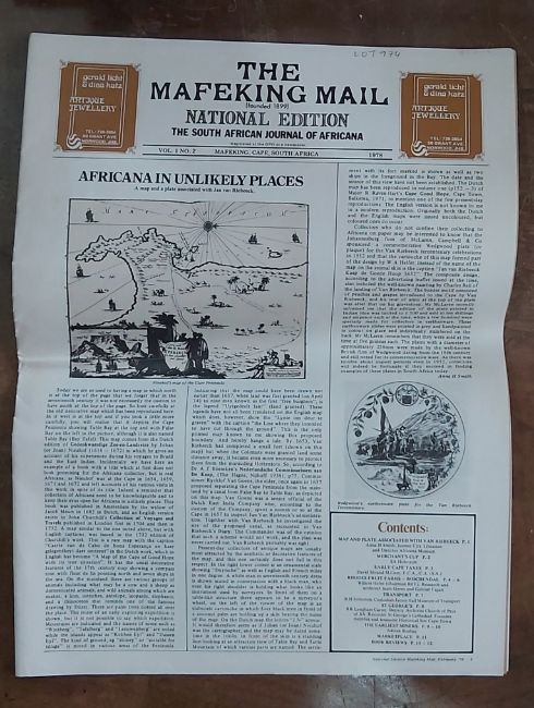 The Mafeking Mail: The South African Journal of Africana