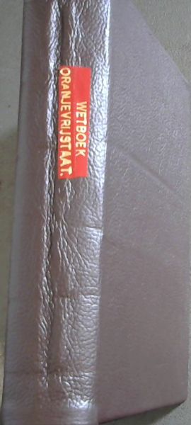 Wetboek van den Oranjevrijstaat, 1891