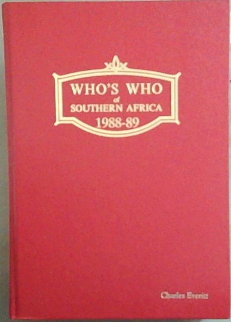 Who's Who of Southern Africa 1988-89