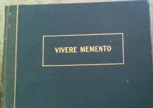 Vivere Memento Een Goethe-dagboek