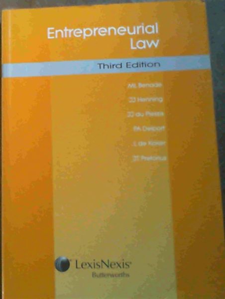 Entrepreneurial Law : Third Edition