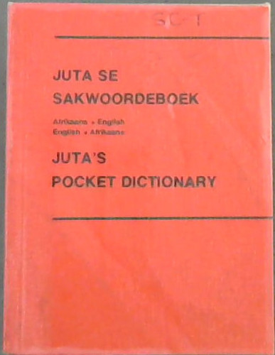 Juta Se Sakwoordeboek / Juta's Pocket Dictionary: Gr 7 - 9 (Afrikaans and English Edition)