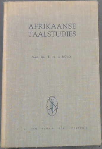 Image for Afrikaanse Taalstudies Afrikaanse Taalstudies