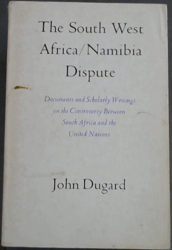 The South West Africa/Namibia Dispute