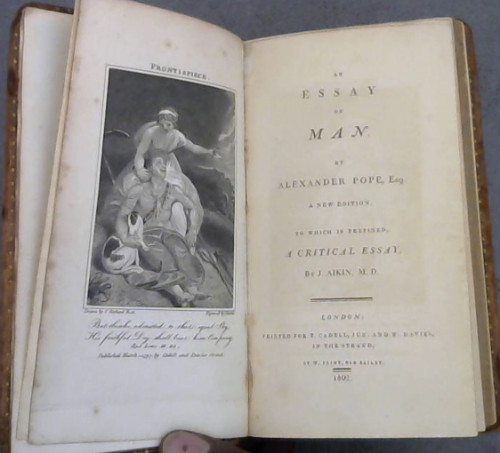 An Essay on Man. To which is prefixed, A Critical Essay by .