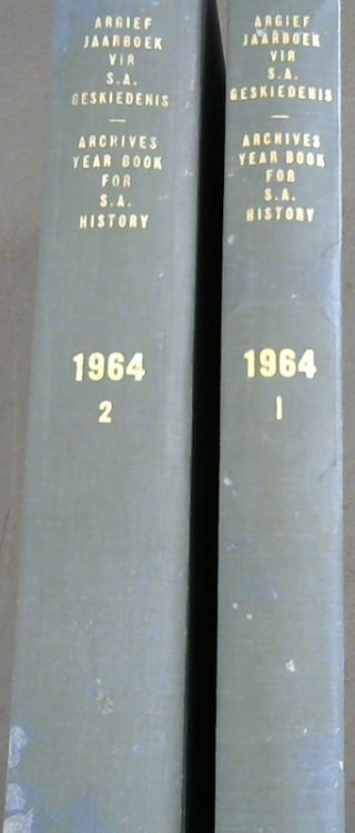 Archives Year Book for South African History - 2 volumes / Argief-jaarboek vir Suid-Afrikaanse Geskiedenis - 2 Dele