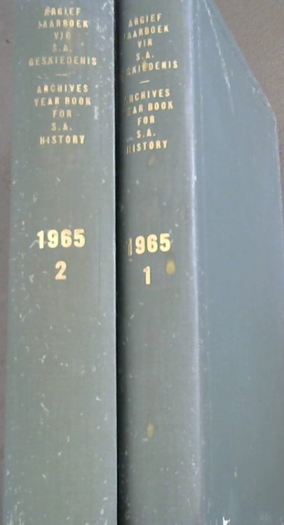 Archives Year Book for South African History - 2 volumes / Argief-jaarboek vir Suid-Afrikaanse Geskiedenis - 2 Dele