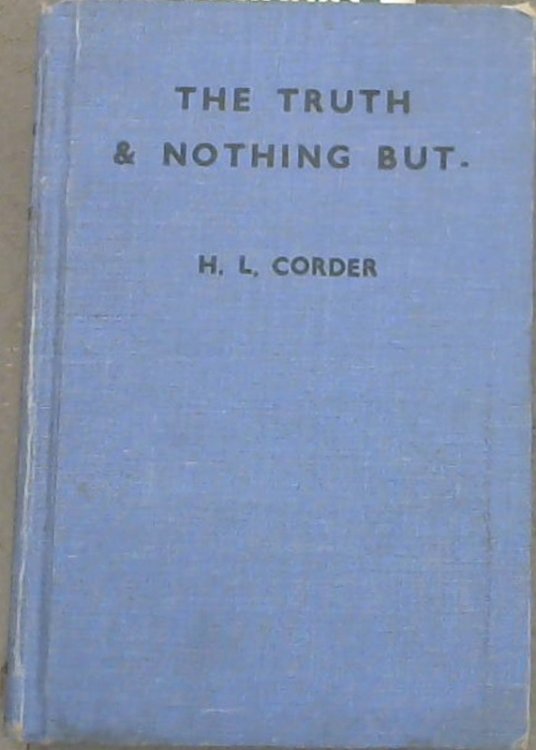 Image for The Truth and Nothing But - The Truth and Nothing But -